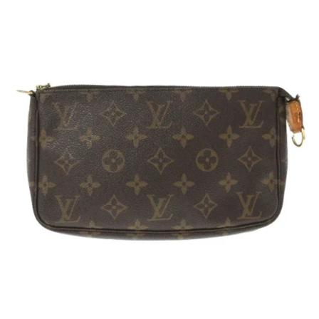 Louis Vuitton Vintage, Pre-owned Polyester handbags Bruin, Dames, Maat:ONE Size