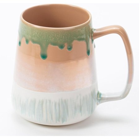 24 OZ Extra Stor Keramisk Kaffemugg, Jumbo Kaffemuggar, Stora Tekoppar med Stort Handtag för Kontor och Hem, Mikrovågsugn och Diskmaskinssäker