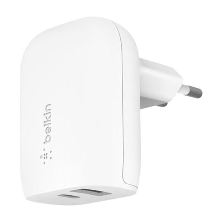 Laddare - Belkin - 37W - USB-C 25W - USB 12W - Kompakt Snabbladdning