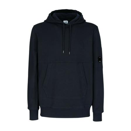 C.p. Company Diagonal Raised Fleece Hoodie Blå, Herre