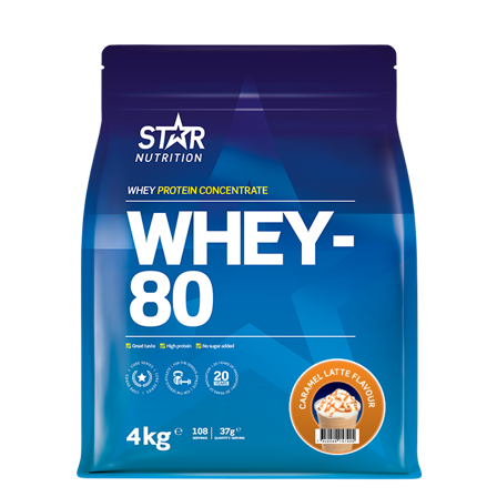 Star Nutrition Whey-80 Vassleprotein 4 kg