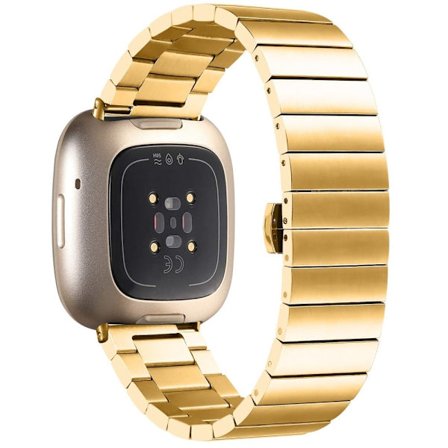 Fitbit Sense 2 / Versa 4 klockarmband i metall - Guld