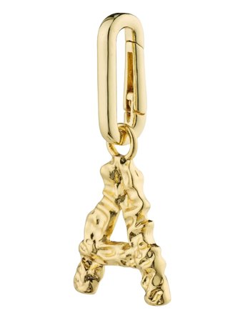 Charm Pendant, Gold-Plated Gold Pilgrim