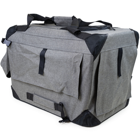 Selected by ZOO - Lerretsbur Bella, XXL, 91,4x63,5x63,5 cm, grå - Hund - Hundebur & transportvesker - Stoffbur & canvasbur - ZOO.no