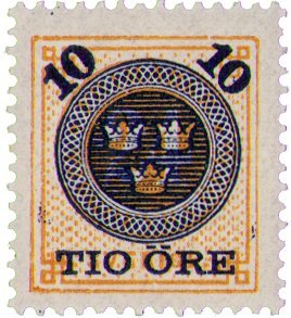 Sverige - AFA 40 - Ustemplet