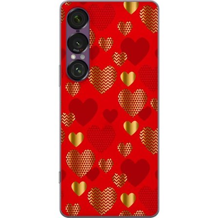 Kompatibel Mobilcover til Sony Sony Xperia 1 VII GoldenHearts