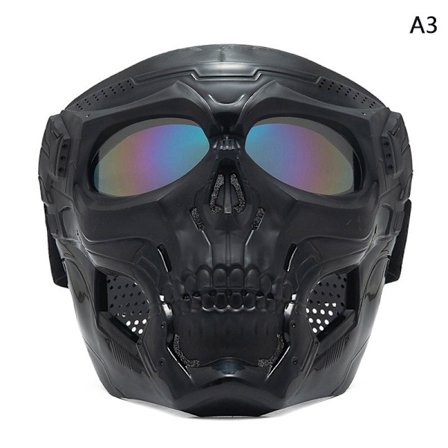 Motorsykkel Goggles Mask Vindtett Skull Motocross Goggles