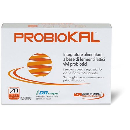 Probiokal 20 Capsule - Integratore Probiotico per il Benessere