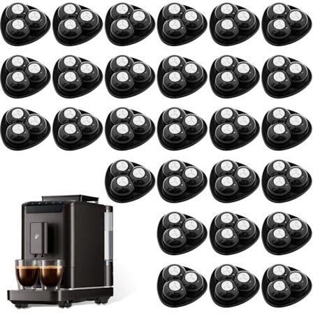 28 stk. selvklæbende drejehjul 360 graders roterende mobil remskive til små møbler