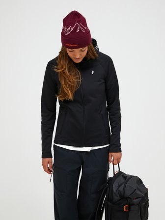 Peak Performance - Rider Essentials Midlayer Zip Hood Women