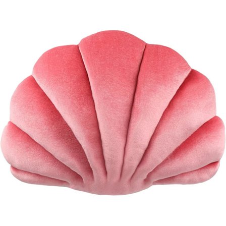 Dekorativ kudde med snäckskal, 1 sammetskudde örngott Ocea