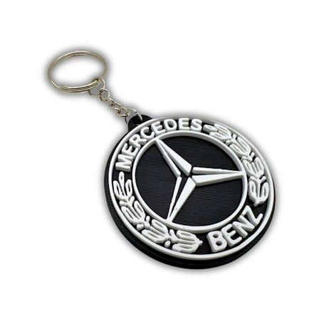 Nyckelring emblem 50 mm tillbehör till Mercedes Benz