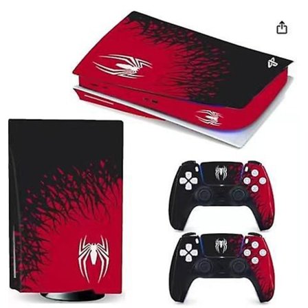 Xiashi Ps5-klistermärke Helkroppsklistermärke Spider Man 2 Limited Edition-dekal Filmskyddsklistermärke Limitedps5 Optical Drive Version Sticker 2