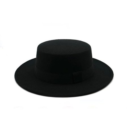 Fedora Hatt for Menn, Filt Trilby Hatt for Kvinner, Bredbremmet Panama Hatt Unisex