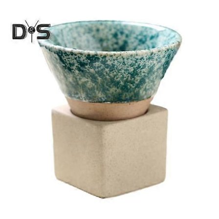 100ML Krus Keramik Tragt Kaffekop med Base Varmebestandig Håndlavet Japansk Stil Latte Cappuccino Te Espresso Konisk Krus Fødselsdagsgave