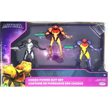 Metroid Chozo Power Suit Set Figurer