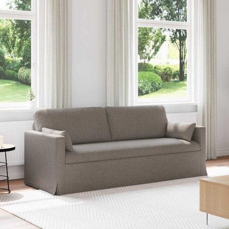 Soffa 180cm Taupe Metall