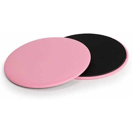 (Rosa) 2 stk Pilates tilbehør Fitnessutstyr Kjerneglider