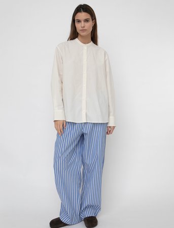 STUDIO FEDER Dagmar Pants - Poplin - Blue - S
