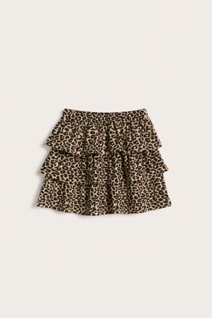 Leopardmönstrad kjol | Beige | Barn | Kappahl
