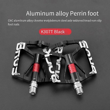 ROCKBROS Cykelpedaler Ultralätta Mountainbike Pedaler MTB Reflexlager Cykelpedaler Cykeltillbehör