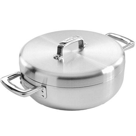 Samuel Groves Serveringspanne med lokk 26 cm, rustfritt stål