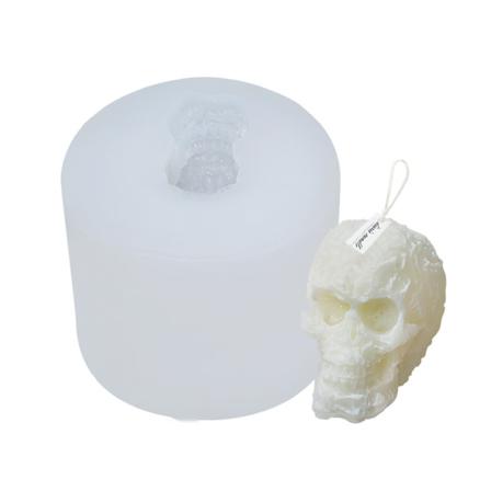 Halloween Skull Ljusformar Silikon 3d Ljusformar