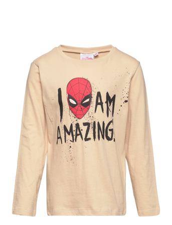 Long-Sleeved T-Shirt Beige Marvel