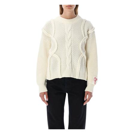 Golden Goose, Knitwear Gwp 00838P000664 Beige, Dames, Maat:M