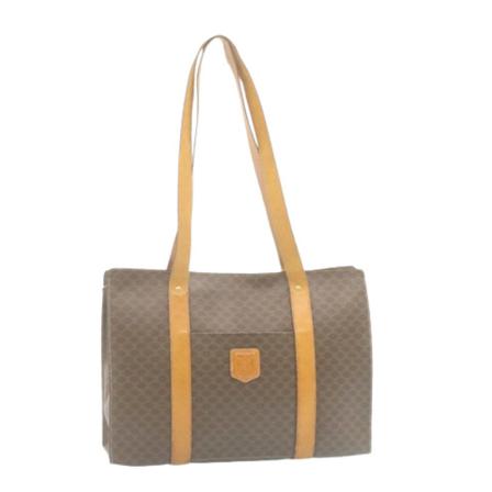 Celine Vintage, Pre-owned Shoulder Bag Bruin, Dames, Maat:ONE Size,leer