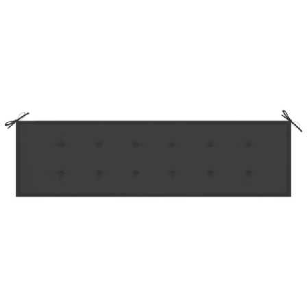 Vidaxl Bänkdyna För Trädgården 180x50x3 Cm Antracit Antracit