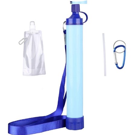 Vattenfilter Kit 1500L BPA-fritt för Nödsituationer Utomhus