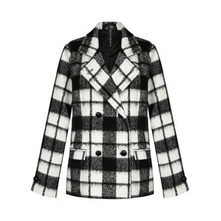 Manila Grace, Double-Breasted Coats Zwart, Dames, Maat:M