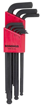 Bondhus 41010999 Vinkelnyckelsats 1,5-10 mm, Handverktyg