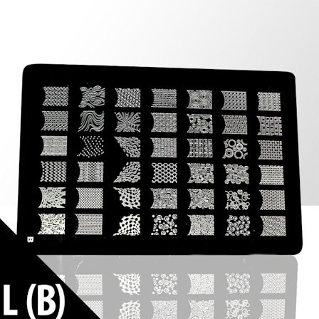 Leimalevy - Kynsikoristeet - L(B) - Suorakulmio