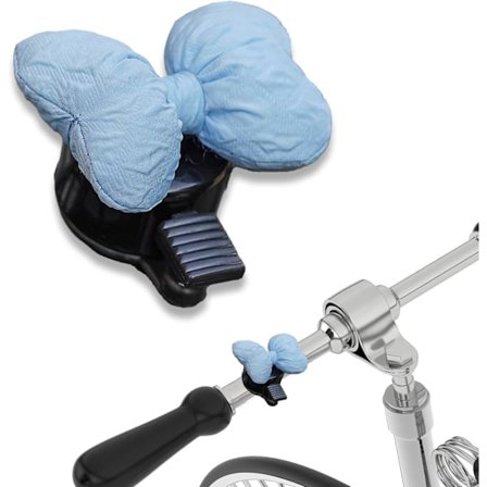 Sykkelbjelle med sløyfe for barn, jenter og voksne, søt sykkelhorn for småbarn med høy og klar lyd, sykkeltilbehør for barnesykkel, balansesykkel og 