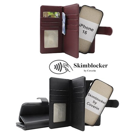 Skimblocker iPhone 16 XL Magnet Plånboksfodral