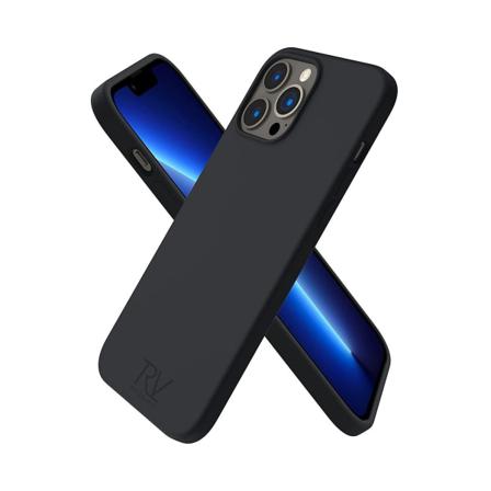 Iphone 13 Pro Max Skal - Silikon Svart Rvelon Svart
