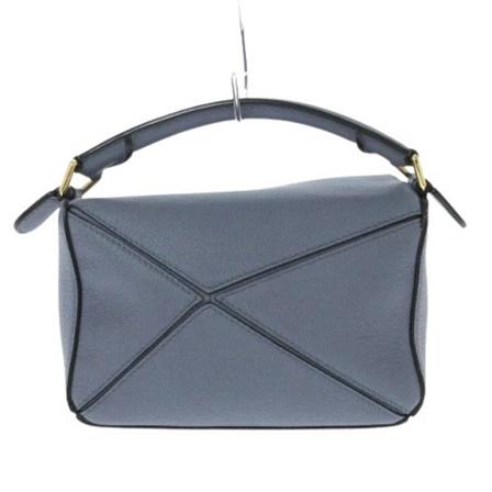 Loewe Pre-owned, Pre-owned Leather handbags Blauw, Dames, Maat:ONE Size