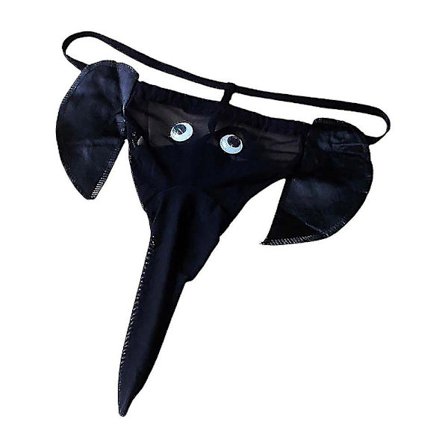 Menn Elefant Thong Bikini Underbukser G-streng Truser Lomme Truser Sexy Undertøy