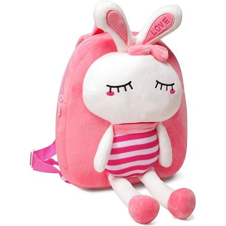 Børnehave Rygsæk, Drenge og Piger Sød Plys Dyr Lille Dagpleje Rygsæk til Små Børn-Kanin