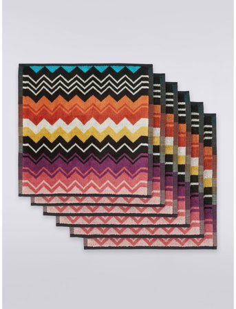 Missoni Home Giacomo Face Towel 6 Pcs-Box - Multi/patterned - 30X30CM