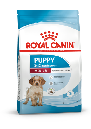 Royal Canin - Medium Puppy tørrfôr for valper på 15 kg - Hund - Hundefôr & hundemat - Tørrfôr for hund - ZOO.no