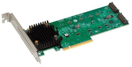 BROADCOM MegaRAID 9540-2M2 - Diskkontroller - SATA 6Gb/s / PCIe 4.0 x8 (NVMe) - PCIe 4.0 x8