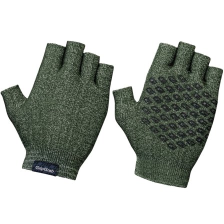 GripGrab Freedom Knitted Cycling Gloves Men workout gloves Green XL/XXL