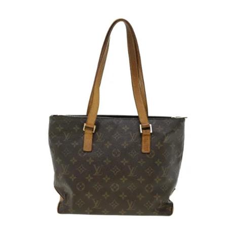Louis Vuitton Vintage, Pre-owned Cabas Piano Monogram Tote Bag Bruin, Dames, Maat:ONE Size
