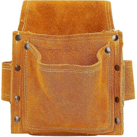 Lommeverktøypose i skinn, elektrikerpose, multifunksjonell verktøypose, maskinvareverktøybelteposer