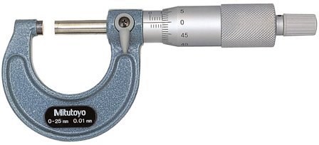 Mitutoyo 103-137 Mikrometer 0-25 mm, Mätinstrument