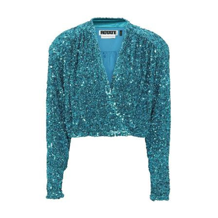 Rotate Birger Christensen, Topwear Rt 799S Blauw, Dames, Maat:L