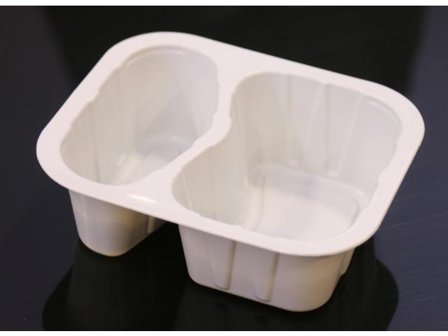 Form 1/8GN Dessert 250+120ml vit 750/fp - Lyreco - Kök och servering - Matförvaring - Plastformar och skålar